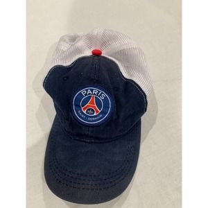 Paris Saint-Germain Soccer Club Team Embroidered Logo Trucker Snapback Dad Cap